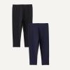 image:imageAmazon Essentials Girls and Toddlers Cotton Stretch LeggingsNavy