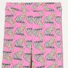 image:imageAmazon Essentials Girls and Toddlers SlimFit Cotton Knit Flare Leggings Pull On Pack of 2Pink Leopard Pink Zebra