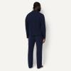 image:imageAmazon Essentials Mens CottonModal Pajama Set Long Sleeve ButtonDown Top with PantsNavy