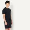 image:imageAmazon Essentials Mens CottonModal Pajama Set Short Sleeve TShirt and ShortsBlack