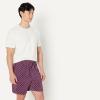 image:imageAmazon Essentials Mens CottonModal Pajama Set Short Sleeve TShirt and ShortsGeoIvory