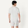 image:imageAmazon Essentials Mens CottonModal Pajama Set Short Sleeve TShirt and ShortsLight Grey Heather