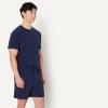 image:imageAmazon Essentials Mens CottonModal Pajama Set Short Sleeve TShirt and ShortsNavy