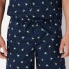 image:imageAmazon Essentials Mens Lightweight Woven Cotton Poplin Loungewear Shorts Pyjama Set with Notch CollarNavy Ducks