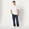 image:imageAmazon Essentials Mens Rigid RelaxedFit Workwear Carpenter JeansTinted Dark Wash