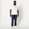 image:imageAmazon Essentials Mens Rigid RelaxedFit Workwear Carpenter JeansTinted Dark Wash