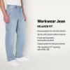 image:imageAmazon Essentials Mens Rigid RelaxedFit Workwear Carpenter JeansVintage Blue