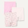 image:imageAmazon Essentials Toddlers and Baby Girls Cotton Breathable Pullon Bike Shorts with Elastic Waist Pack of 3PinkApples