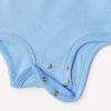 image:imageAmazon Essentials Unisex Babies ShortSleeve BodysuitsBlueLight Heather Grey