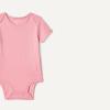 image:imageAmazon Essentials Unisex Babies ShortSleeve BodysuitsLight Heather GreyPink