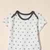 image:imageAmazon Essentials Unisex Babies ShortSleeve BodysuitsWhite  Stars