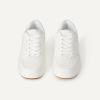 image:imageAmazon Essentials Unisex Kids Low Top Lace Up Court Sneakers for Boys and GirlsWhite
