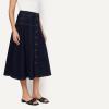 image:imageAmazon Essentials Womens ALine HighRise Denim ButtonDown Midi SkirtRinse Denim