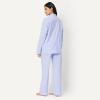 image:imageAmazon Essentials Womens Cotton Stretch Poplin Pajama Set Long Sleeve ButtonDown Shirt with PantsBlue Pinstripe