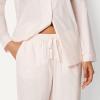 image:imageAmazon Essentials Womens Cotton Stretch Poplin Pajama Set Long Sleeve ButtonDown Shirt with PantsPale Pink