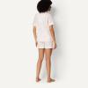 image:imageAmazon Essentials Womens Cotton Stretch Poplin Pajama Set Short Sleeve ButtonDown with ShortsPale Pink