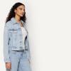 image:imageAmazon Essentials Womens Low Stretch RelaxedFit Cropped Denim JacketClassic Light Wash
