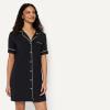 image:imageAmazon Essentials Womens ModalBlend Nightgown Short Sleeve ButtonDownBlack