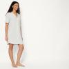 image:imageAmazon Essentials Womens ModalBlend Nightgown Short Sleeve ButtonDownLight Grey Heather