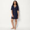 image:imageAmazon Essentials Womens ModalBlend Nightgown Short Sleeve ButtonDownNavy