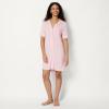 image:imageAmazon Essentials Womens ModalBlend Nightgown Short Sleeve ButtonDownPink