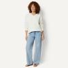 image:imageAmazon Essentials Womens Oversized VNeck Fleece Pullover SweatshirtCream