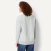 image:imageAmazon Essentials Womens Oversized VNeck Fleece Pullover SweatshirtLight Grey Heather