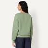 image:imageAmazon Essentials Womens Oversized VNeck Fleece Pullover SweatshirtSage Green