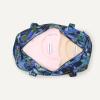 image:imageAmazon Essentials Womens Quilted Weekender Duffel Gym Bag with Trolley Sleeve Navy Paisley One SizeBlue Paisley