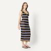 image:imageAmazon Essentials Womens RegularFit Crochet CoverUp DressMulticolor Horizontal Stripe