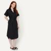 image:imageAmazon Essentials Womens RelaxedFit Short Sleeve ButtonDown Dress with BeltBlack