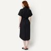 image:imageAmazon Essentials Womens RelaxedFit Short Sleeve ButtonDown Dress with BeltBlack