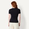 image:imageAmazon Essentials Womens SlimFit ShortSleeve Crewneck TShirt Pack of 2BlackOlive