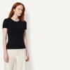 image:imageAmazon Essentials Womens SlimFit ShortSleeve Crewneck TShirt Pack of 2BlackOlive