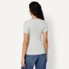 image:imageAmazon Essentials Womens SlimFit ShortSleeve Crewneck TShirt Pack of 2Light BlueLight Grey Heather