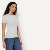 image:imageAmazon Essentials Womens SlimFit ShortSleeve Crewneck TShirt Pack of 2Light BlueLight Grey Heather