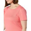 image:imageAmazon Essentials Womens SlimFit ShortSleeve Crewneck TShirt Pack of 2Navy Hot Pink