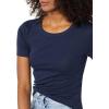 image:imageAmazon Essentials Womens SlimFit ShortSleeve Crewneck TShirt Pack of 2NavyNavy