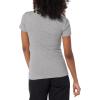 image:imageAmazon Essentials Womens SlimFit ShortSleeve Crewneck TShirt Pack of 2WhiteLight Heather Grey