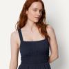 image:imageAmazon Essentials Womens Square Neck Wide Leg Sleeveless JumpsuitNavy