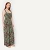 image:imageAmazon Essentials Womens Square Neck Wide Leg Sleeveless JumpsuitSage Green Abstract Palms