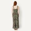 image:imageAmazon Essentials Womens Square Neck Wide Leg Sleeveless JumpsuitSage Green Abstract Palms