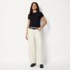image:imageAmazon Essentials Womens Ultra Soft LowRise Wide Leg JeanEcru