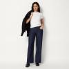 image:imageAmazon Essentials Womens Ultra Soft LowRise Wide Leg JeanRinse Denim