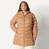 image:imageAmazon Essentials womens Lightweight WaterResistant Packable Hooded Puffer Coat Available in Plus SizeLight Brown
