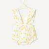 image:imageAmazon Essentials x Sofia Grainge Baby Girls Cotton Sleeveless Romper with RufflesIvory Lemon