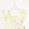 image:imageAmazon Essentials x Sofia Grainge Baby Girls Cotton Sleeveless Romper with RufflesIvory Lemon