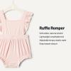 image:imageAmazon Essentials x Sofia Grainge Baby Girls Cotton Sleeveless Romper with RufflesLight Pink