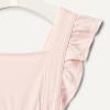 image:imageAmazon Essentials x Sofia Grainge Baby Girls Cotton Sleeveless Romper with RufflesLight Pink