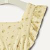 image:imageAmazon Essentials x Sofia Grainge Baby Girls Cotton Sleeveless Romper with RufflesLight Tan Ditsy Flower